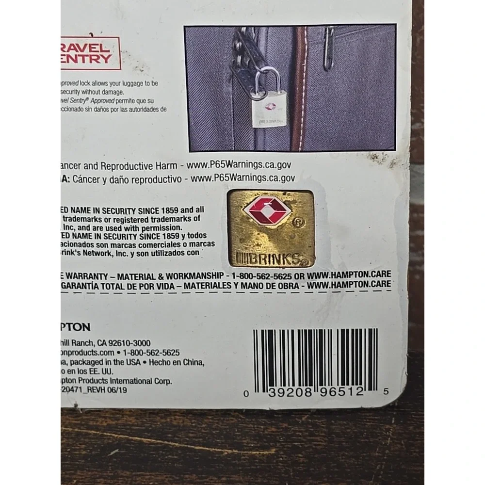 Brinks Solid Brass Locks (4) with Keys TSA Accepted Manufactured Sealed‎ READ